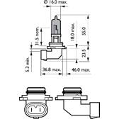 Bulb - WhiteVision ultra - HB4 PHILIPS - 9006WVUB1
