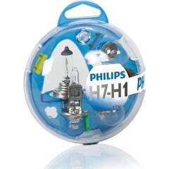 Coffret d'ampoules H1/H7 PHILIPS - 55720EBKM