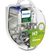 Uppsättning 2 glödlampor H7 LongLife EcoVision PHILIPS - 12972LLECOS2