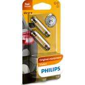Uppsättning 2 glödlampor C10W Vision PHILIPS - 12866B2