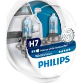 Set van 2 gloeilampen H7 WhiteVision PHILIPS - 12972WHVSM