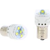 2 lampadine Ultinon Pro bianche P21W PHILIPS - 11498CU31B2