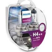 Jogo de 2 lâmpadas H4 VisionPlus PHILIPS - 12342VPS2