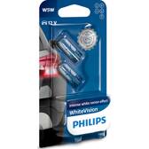 Set di 2 lampadine W5W WhiteVision PHILIPS - 12961NBVB2