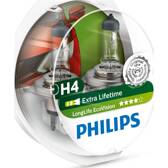 Juego de 2 lámparas H4 LongLife EcoVision PHILIPS - 12342LLECOS2