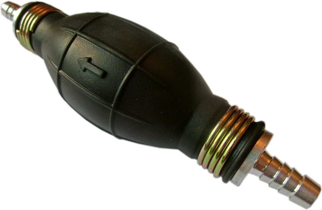 Right pump priming bulb