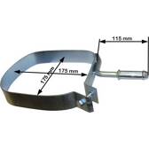 Flange metálica, sistema de escape PLANET TECH - PL4040