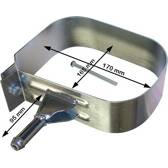 Flange metálica, sistema de escape PLANET TECH - PL4045