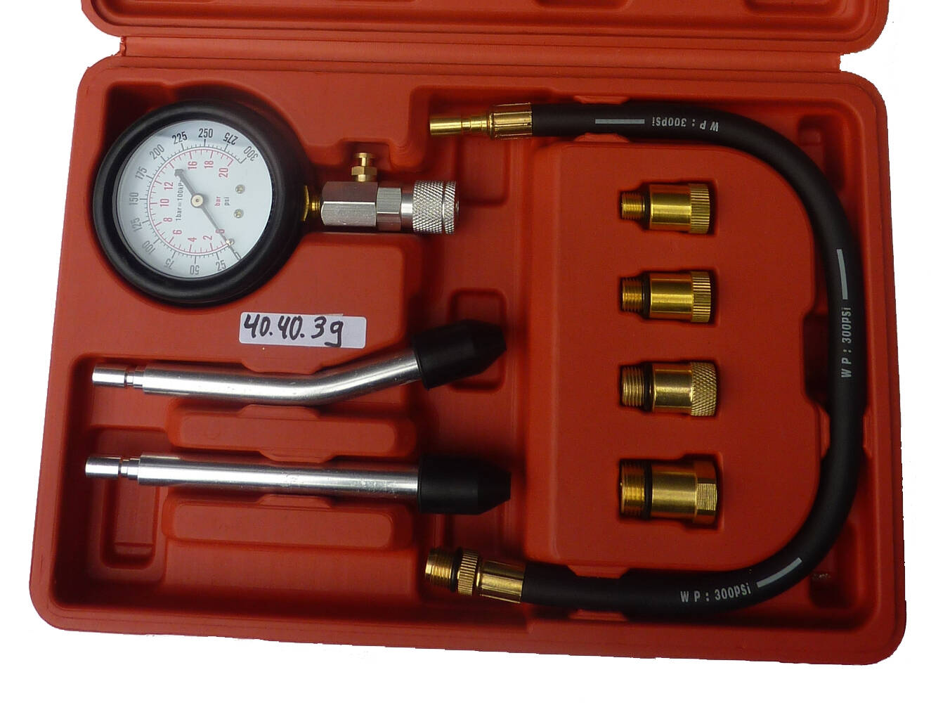 Petrol compression tester