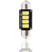 Bombillas LED x 2 - C5W 36mm 4LED smd5730 canbus blanco 12V 2.3W PLANETLINE - PL334W