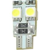 LED bulbs x 2 - t10 W5W 4LED smd5050 canbus white 12V 1.6W PLANETLINE - PL313W