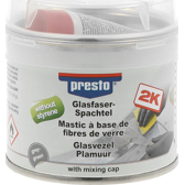 Masilla de fibra de vidrio 2k sin estireno - 250 g PRESTO - 443619
