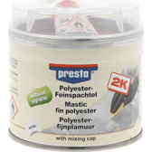 Masilla fina a base de poliéster 2k sin estireno - 250 g PRESTO - 443664