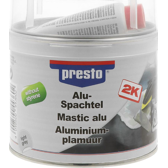 Mastic de remplissage alu 2k sans styrène - 1 kg PRESTO - 443602