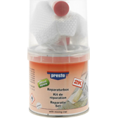 Kit mastic de réparation résine polyester 2k sans styrène - 250g PRESTO - 443824