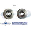 Brake disc set (2) PROCODIS - JDF2031