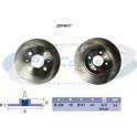 Brake disc set (2) PROCODIS - JDF4017