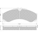 Front brake pad set (4 pcs) PROCODIS - PF1111