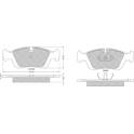 Front brake pad set (4 pcs) PROCODIS - PF1205
