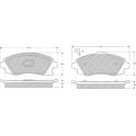 Front brake pad set (4 pcs) PROCODIS - PF1219