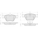 Front brake pad set (4 pcs) PROCODIS - PF1318