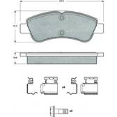 Front brake pad set (4 pcs) PROCODIS - PF1464