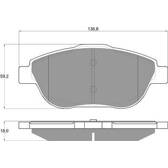 Front brake pad set PROCODIS - PF1625