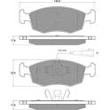 Front brake pad set PROCODIS - PF1688