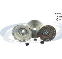 Kit Embrayage Complet MAPCO 10321 - Disque, Volant Moteur, Butée, Vis, Pour Peugeot Citroën 1.6 HDi 90/110 Cv - 6