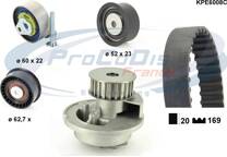 Pompa acqua + Kit cinghie dentate
