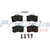 Rear brake pad set (4 pcs) PROCODIS - PF10781