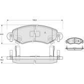 Remblokset voor PROCODIS - PF1296