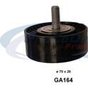 Tensioner Pulley, V-ribbed belt PROCODIS - GA164