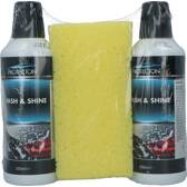 Set of 2 shampoos and sponge - Protecton - 1L Protecton - 1890121