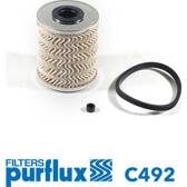 Bränslefilter PURFLUX - C492