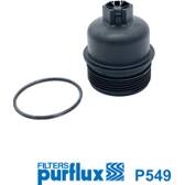 Couvercle (boîtier du filtre d'huile) PURFLUX - P549