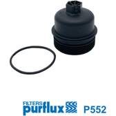 Couvercle (boîtier du filtre d'huile) PURFLUX - P552