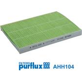 Filtro, ar do habitáculo PURFLUX - AHH104
