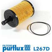 Filtro de óleo PURFLUX - L267D