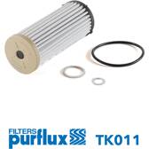 Filtro hidráulico, transmisión automática PURFLUX - TK011