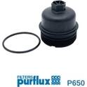 Tampa, caixa do filtro de óleo PURFLUX - P650