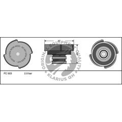 Bouchon de radiateur QUINTON HAZELL - FC503