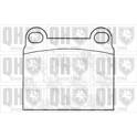 Bremsbelagsatz hinten QUINTON HAZELL - BP126