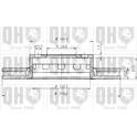 Bremsscheibe (pro Einheit) QUINTON HAZELL - BDC3908