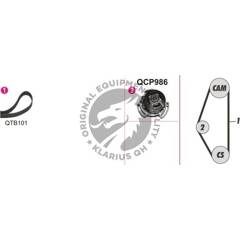 Kit de distribution + pompe à eau QUINTON HAZELL - QBPK9089