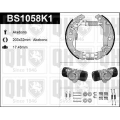Kit de freins arrière (prémontés) QUINTON HAZELL - BS1058K1
