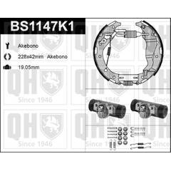Kit de freins arrière (prémontés) QUINTON HAZELL - BS1147K1