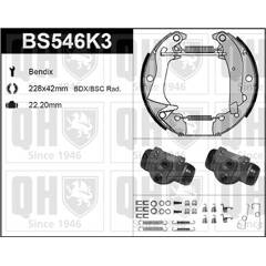 Kit de freins arrière (prémontés) QUINTON HAZELL - BS546K3