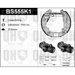 Kit de freins arrière (prémontés) QUINTON HAZELL - BS555K1