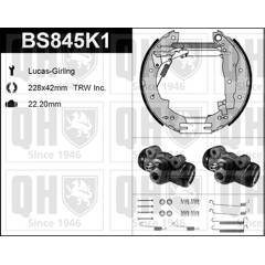 Kit de freins arrière (prémontés) QUINTON HAZELL - BS845K1